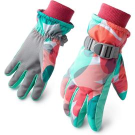 Gants de ski imperméables et coupe-vent pour enfants, gants de