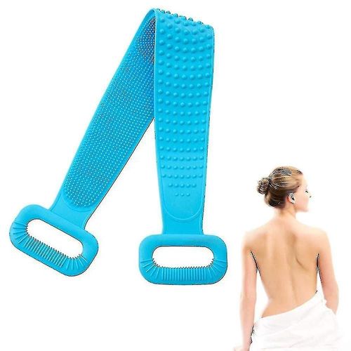 Brosse De Douche En Silicone, Brosse De Nettoyage Du Dos, Convient À La Douche, Brosse Exfoliante Pour Le Corps, Nettoyant Pour Le Dos, Massage Confortable Masculin Et Féminin Nettoyage Du Dos 