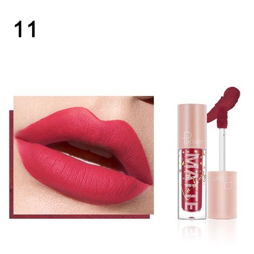 3.5g Lip Glaze Imperméable Mat Riche Couleur 12 Couleurs Brume Velours Texture Mat Lip Gloss Pour La Beauté 
