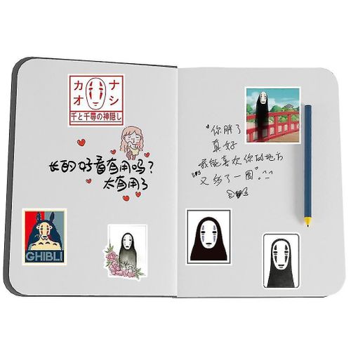 50pcs No Face Man Sticker Skateboard Valise Tablet Décoration