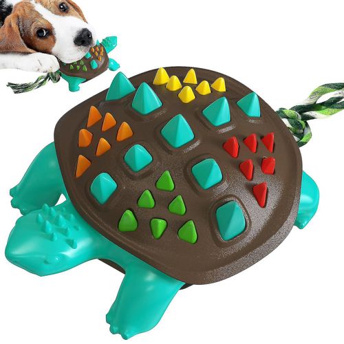 Tortue Chiens Interactifs Jouets De Dentition Nettoyage Des Dents Frottement Molaire Pour Petits Chiens De Taille Moyenne