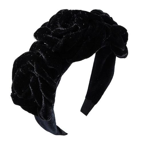 Rose Flower Headbands Vintage Hairband Elastic Hair Hoops Fashion Hair Accessories For Women Girls