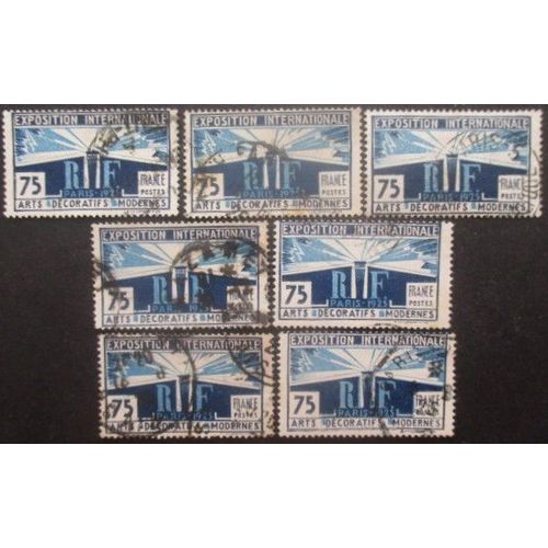 France N°215 X 7 Oblitéré