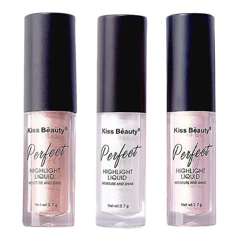 Palette De Fards À Paupières Haute Brillante Couché Ver À Soie Lifting Liquide Haute Brillante Liquide Fard À Paupières 3pc 