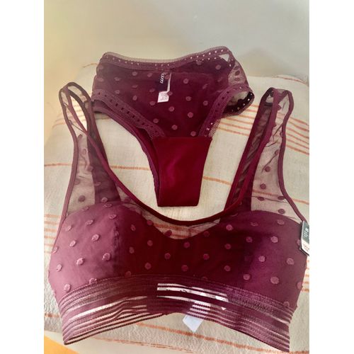 Soutien-Gorge Étame 85 B Culotte Taille 40, Neuf Avec Étiquette