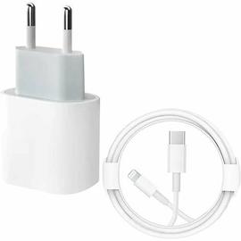 Chargeur Rapide iPhone, Lot de 2 Chargeur USB C 20W et Câble de 2M  Adaptateur Secteur PD 3.0 Universel Mural Chargeur Compatible iPhone 14/14  Pro/14 Pro Max/14 Plus/13/12/11/SE/X/XS/XR/8/iPad - Blanc : 