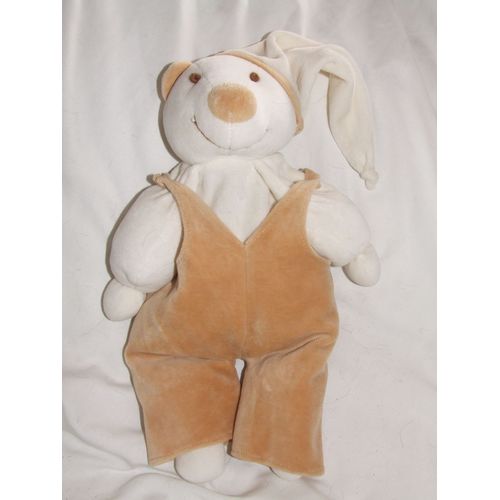 Ours Doudou Et Compagnie Salopette Bonnet