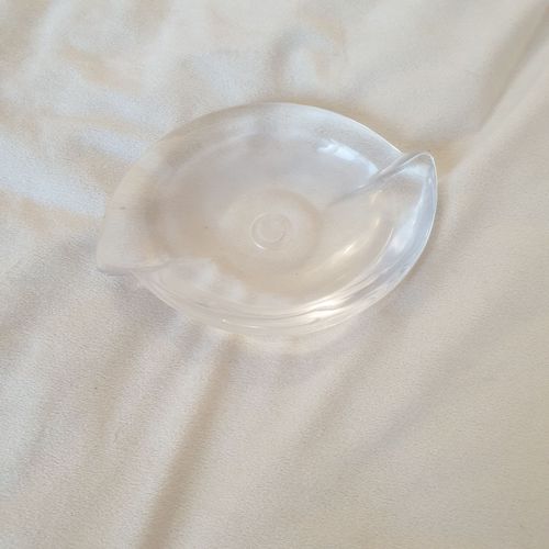 Coupelle Porte Savon En Plastique Transparent, En Très Bon État