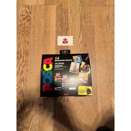 Posca - 14 Marqueurs Créatifs En Cadeau, Un Pochon En Tissu