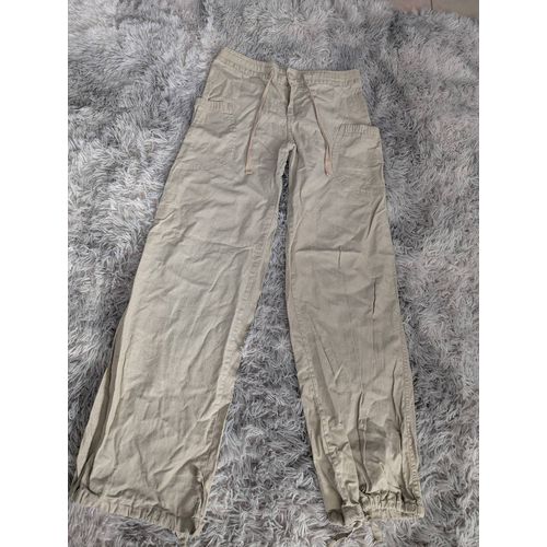Pantalon Lin Beige 36