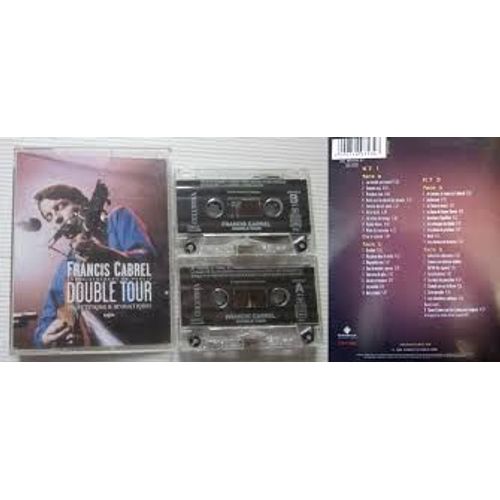 Francis Cabrel Double Tour Coffret 2 K7 Enregistrement En Public . Electrique & Acoustiques