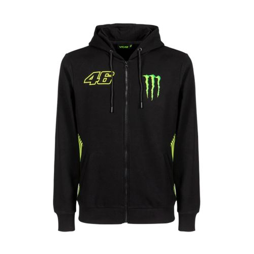 Sweat-Shirt Monster Energy Vr46 Moto Gp Officiel Homme Noir