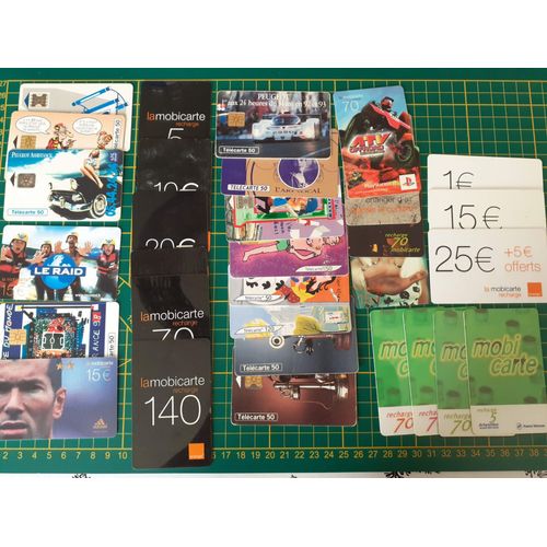 Lot Télécartes Et Mobicartes