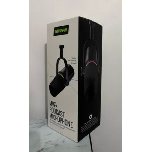Microphone Shure MV7+ pour streaming & podcasting