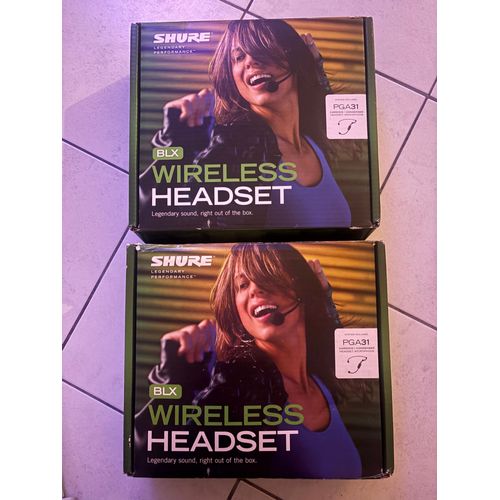 2 micros casque Shure - BLX14 / PGA31