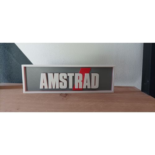 plaque décorative console retro / thème amstrad
