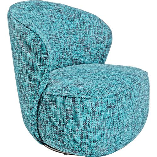 Fauteuil Pivotant Ellie Turquoise Kare Design