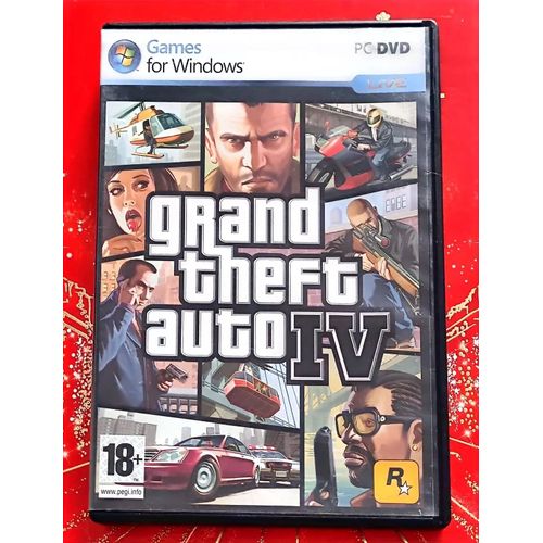 Jeu Gta Grand Theft Auto 4 Pc Dvd/ 55/M3