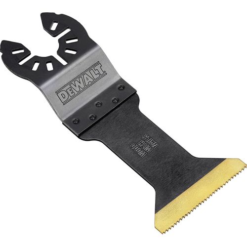 Lame titanium DEWALT 44 x 55 mm pour outil multifonction Multi-Cutter - DT20702 - Coupe le bois, le bois clouté, le plastique et les plaques de plâtre