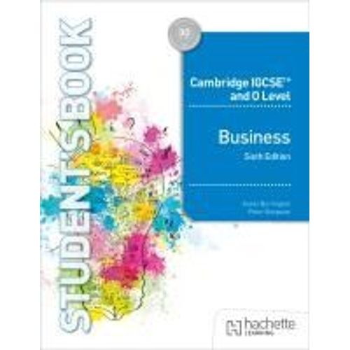 Cambridge Igcse And O Level Business Sixth Edition
