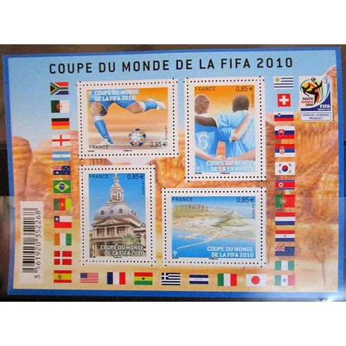 2010. Feuillet F4481: Coupe Du Monde De Football En Afrique Du Sud.