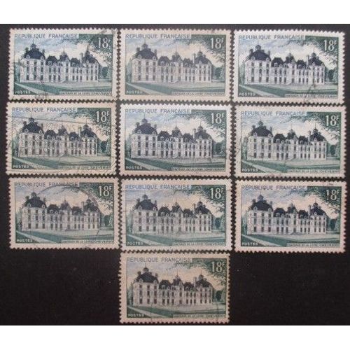 France N°980 X 10 Oblitéré