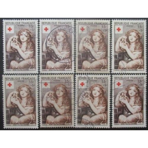 France N°1007 X 8 Oblitéré