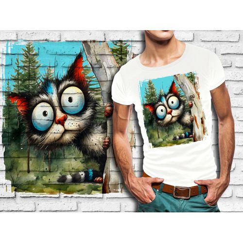 T-Shirt Blanc Homme Tete De Mort Skull Design 592