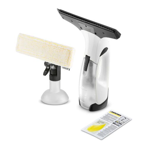 Karcher Nettoyeur de vitres WV 2 Plus, laveur de vitre sans traces, autonomie 35 fenêtres, batterie lithium