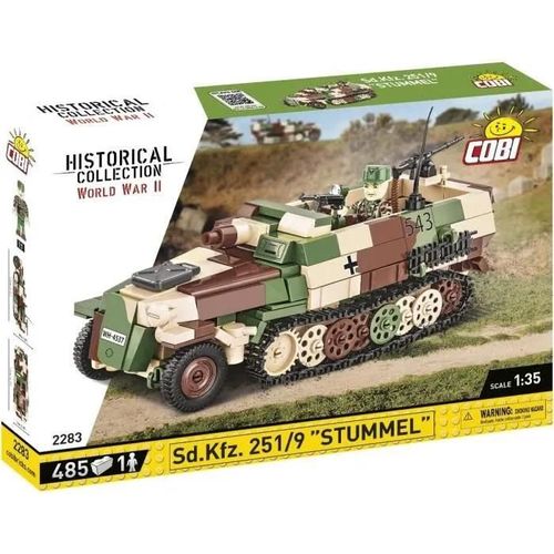Maquette - Cobi - 2283 - Sd.Kfz. 251/9 'stummel' - Plastique - A Monter Soi-Même - Mixte
