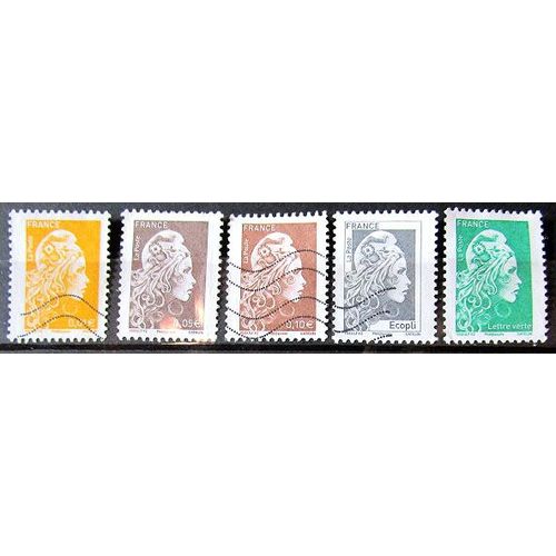 2018. F5248;F5249;F5250;F5251;F5252: Type Marianne D'yz.