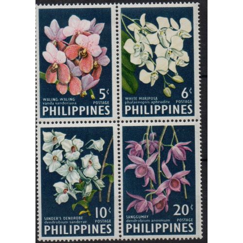 Philippines Timbres Les Fleurs