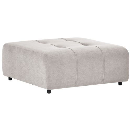 Ottoman Innvik Tissu Gris Clair