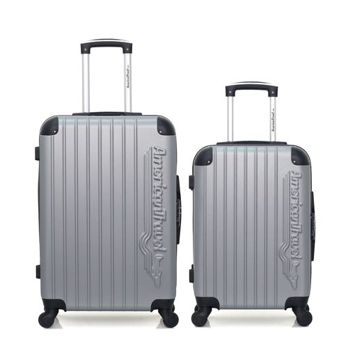 AMERICAN TRAVEL - Lot de 2 - Valise weekend et valise cabine BUDAPEST