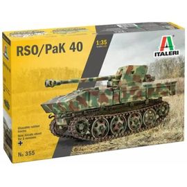 Italeri - Maquette Canon Rso With Pak 40 |Italeri|355| 1:35 Maquette Char Promo - Ref : 15493-Italeri