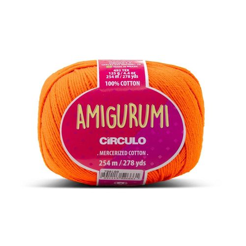 Circulo Amigurumi 125g ¿ Le Fil Parfait Pour Vos Créations Au Crochet 4456 Orange