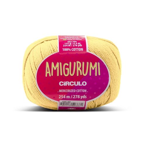 Circulo Amigurumi 125g ¿ Le Fil Parfait Pour Vos Créations Au Crochet 1112 Jaune