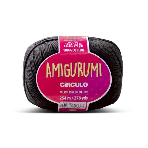 Circulo Amigurumi 125g ¿ Le Fil Parfait Pour Vos Créations Au Crochet 8990 Noir