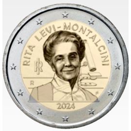 2 Euros Commémorative Italie 2024 Rita Unc
