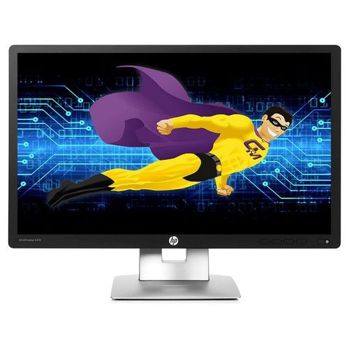 Ecran PC 24" HP E232 Monitor HDMI VGA DisplayPort 16:9 1920x1080 LED Full HD