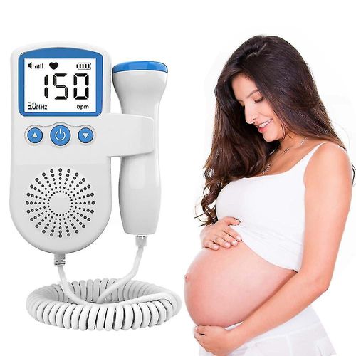 Moniteur De Fréquence Cardiaque F?tale Doppler Pour Bébé Détecteur À Ultrasons Moniteur De Fréquence Cardiaque Prénatale
