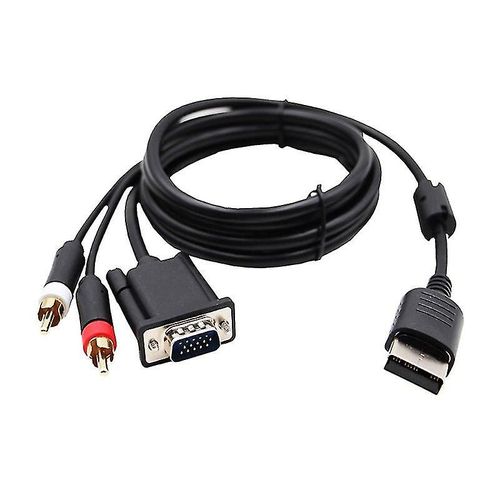 Câble Vga haute définition Rca Sound Adapter Hd Box Câble pour -sega Dreamcast Game Machine Game Audio Vedio Accessoires