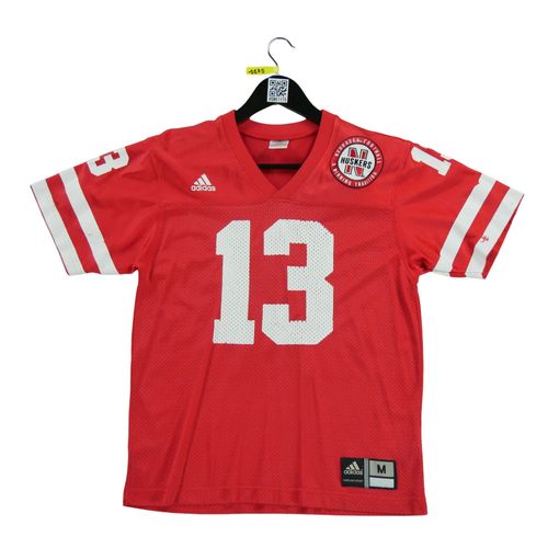 Reconditionné - Maillot Adidas Nebraska Cornhuskers - Taille 10/12 Ans - - Rouge