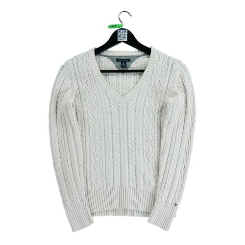 Reconditionné - Pull Tommy Hilfiger Torsadé - Taille M - Femme - Rose
