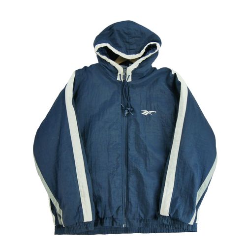 Reconditionné - Manteau Reebok Vintage - Taille L - Homme - Marine