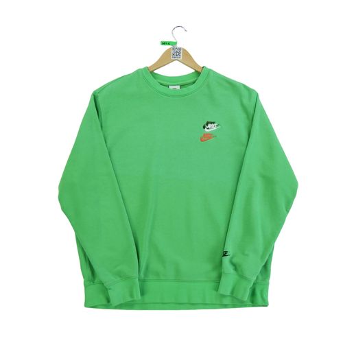 Reconditionné - Sweat Homme Logo Brodé Vert - Taille Xl - Homme - Vert