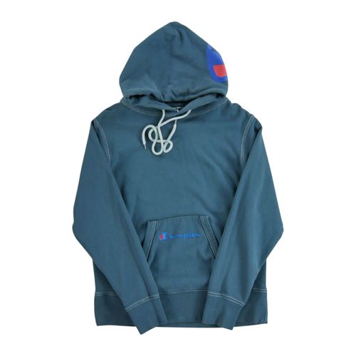 Reconditionné - Sweat À Capuche Champion - Taille M - Femme - Bleu