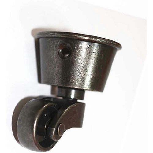 Vintage Ronde Cup Wheel, Bronze - B, Pour Pieds De Meubles En Bois Pour Créer Des Chaises, Des Canapés Et Des Tables Uniques