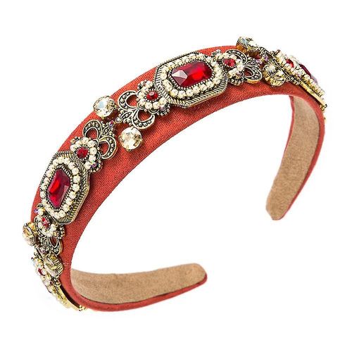 Mode Strass Perle Vintage Crystal Headbands Pour Femmes