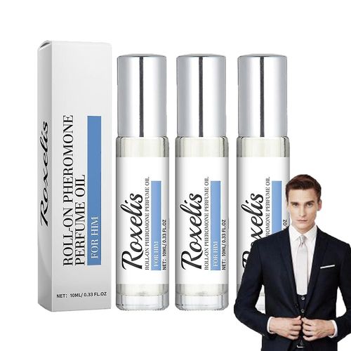 Boîte De 3 Pièces Parfum Cologne Pour Hommes, 10 Ml Roll On Cupidon Pour L'hypnose Saint-Valentin Gift_Mon 